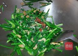 韭菜炒小河虾的做法图解6