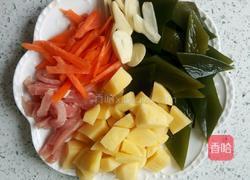 土豆海带汤的做法图解2