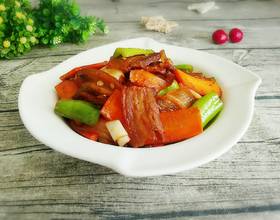 胡萝卜回锅肉[图]
