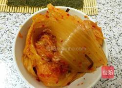 泡菜寿司的做法图解3