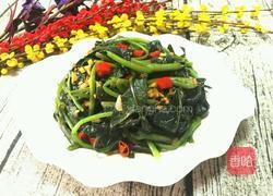 凉拌地瓜叶的做法图解6