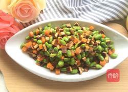 毛豆炒豆干的做法图解8