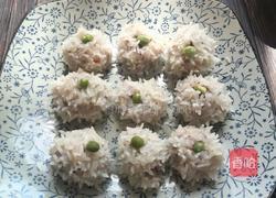 糯米牛肉虾丸的做法图解4