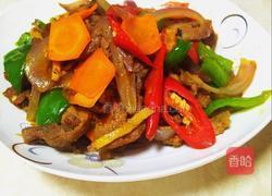 家常牛肉小炒的做法图解6