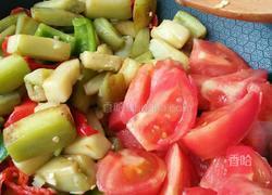 茄子辣椒西红柿的做法图解5