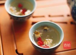 枸杞菊花金银花茶的做法图解6