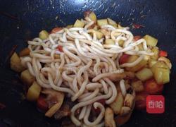 素炒乌冬面的做法图解7