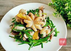 墨鱼仔炒韭菜的做法图解11