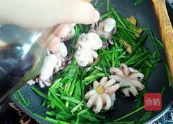 墨鱼仔炒韭菜的做法图解10