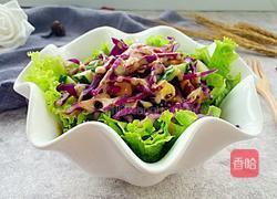 紫甘蓝蔬菜沙拉的做法图解7