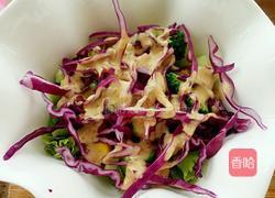 紫甘蓝蔬菜沙拉的做法图解5