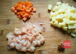 土豆鸡肉焖饭的做法图解3