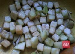 茄子炒火腿的做法图解4