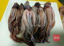 荆芥鱿鱼须的做法图解1