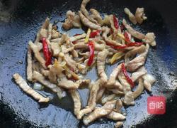 肉炒小白菜的做法图解4