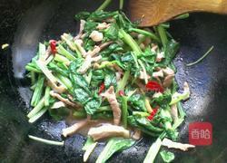 肉炒小白菜的做法图解6