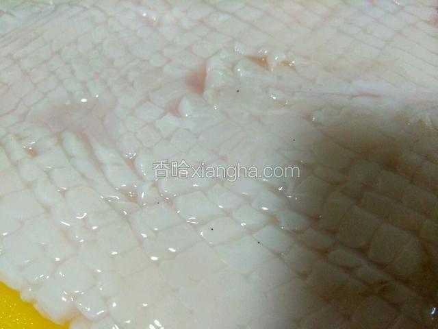 鱿鱼切十字花刀