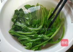 凉拌萝卜叶的做法图解2