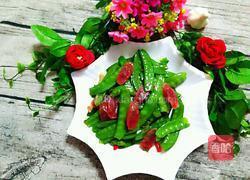 广式腊肠炒荷兰豆的做法图解7