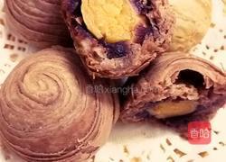 香芋蛋黄酥的做法图解17