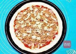 金枪鱼披萨的做法图解12