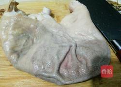 猪肚墨鱼汤的做法图解2