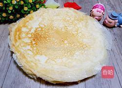 自制春卷皮的做法图解9