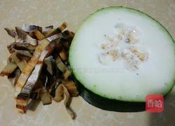 鳗鱼干冬瓜煲的做法图解1