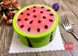 西瓜蛋糕的做法图解8