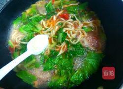 白菜面条的做法图解11