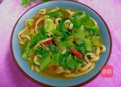 白菜面条的做法图解12