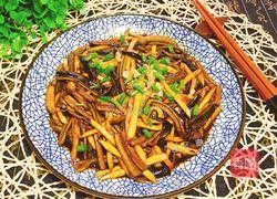 茭白炒鳝丝的做法图解16