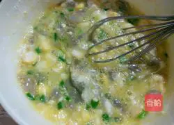 Illustration of how to make fried shrimp cakes 7