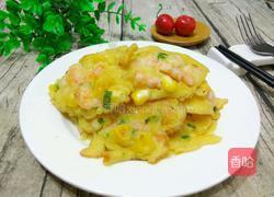 煎虾饼的做法图解9