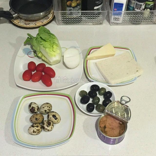 备好所需食材。