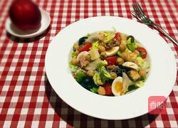 金枪鱼鹰嘴豆沙拉的做法图解7