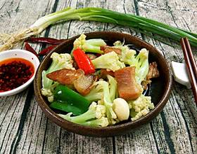 花菜炒肉[图]