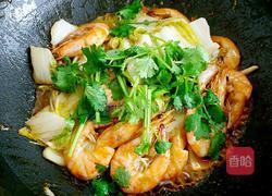 大白菜炖虾的做法图解7