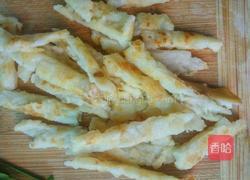 韭菜炒烧饼的做法图解4