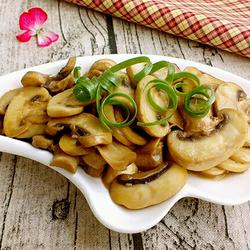 清炒白蘑菇的做法[图]