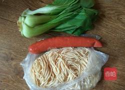 家常火腿炒面的做法图解1