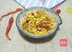 辣炒豆芽的做法图解8
