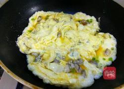 牡蛎炒蛋的做法图解7