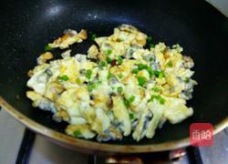 牡蛎炒蛋的做法图解8