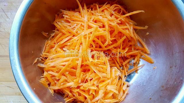 胡萝卜搓丝