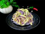 紫甘蓝拌豆腐丝的做法[图]