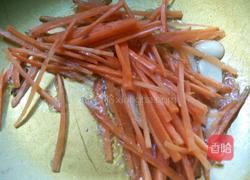 三丝炒豆腐皮的做法图解4