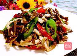 榛蘑肉丝的做法图解9