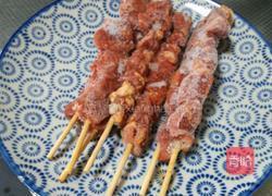 微波炉烤羊肉串的做法图解2