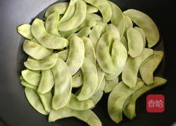 酱肉扁豆的做法图解2